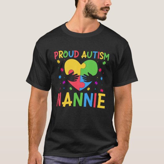 Matching Family Autism Awareness Month Proud Autis Tシャツ (正面)