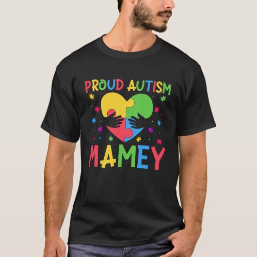 Matching Family Autism Awareness Month Proud Autis Tシャツ (正面)