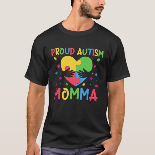Matching Family Autism Awareness Month Proud Autis Tシャツ (正面)