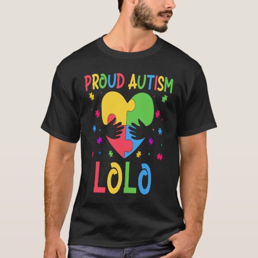 Matching Family Autism Awareness Month Proud Autis Tシャツ (正面)