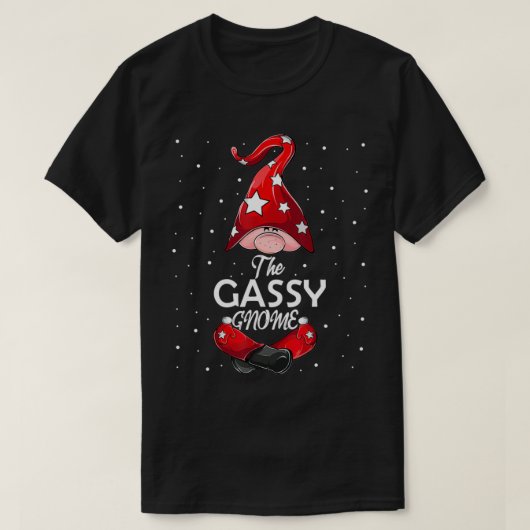 Matching family Christmas shirts Funny Gift Gassy Tシャツ (デザイン正面)