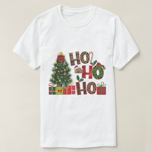 Matching Family Christmas T-Shirt | Festive Holida Tシャツ (デザイン正面)