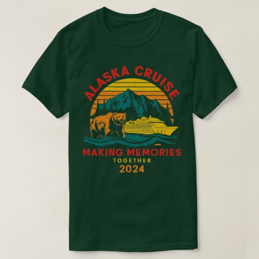 Matching Family Friends and Group Alaska Cruise 20 Tシャツ (デザイン正面)