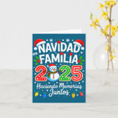Matching Family Pajamas Navidad En Familia Christm カード (黄色い花)