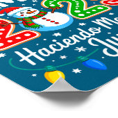 Matching Family Pajamas Navidad En Familia Christm ポスター (角)