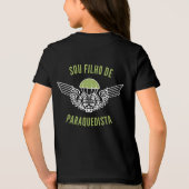 Matching Family Portuguese Paratrooper トライブレンドＴシャツ (裏面)