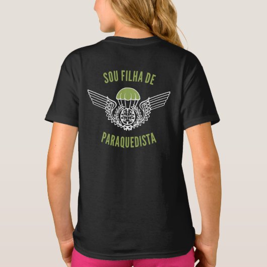 Matching Family Portuguese Paratrooper Tシャツ (裏面)