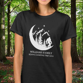 Matching Family Vacation BigFoot Sasquatch Camping Tシャツ