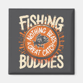 Matching Fishing Buddies Team Fisherman Friends Ch マグネット (正面)