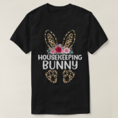 Matching Funny Leopard Print Bunny Housekeeping Ea Tシャツ (デザイン正面)