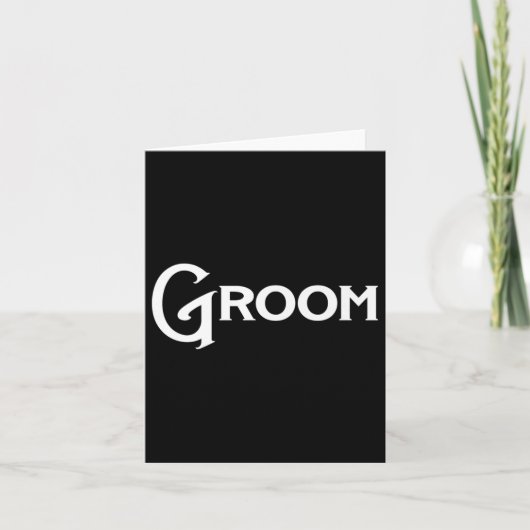 Matching Getting Ready Bride &;新郎結婚のG カード (正面)