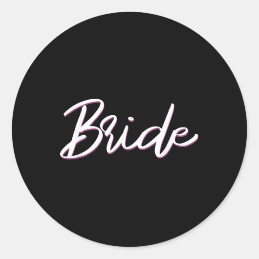 Matching Getting Ready Bride &;新郎結婚のG ラウンドシール (正面)