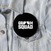 Matching Groomsman Group Groomsmenバチュラーパーティ 缶バッジ (インサイチュ)