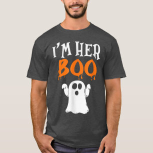 Matching Halloween私は彼の魔女だ私は彼女のブー Tシャツ