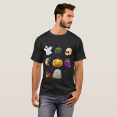 Matching Halloween Couple T-Shirts | Spooky Pumpki Tシャツ (正面フル)