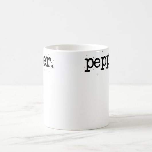 Matching Halloween Couples Salt And Pepper Easy コーヒーマグカップ (中央)