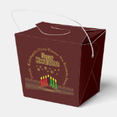 Matching Happy Kwanzaa Seven Principle フェイバーボックス (裏面サイド)