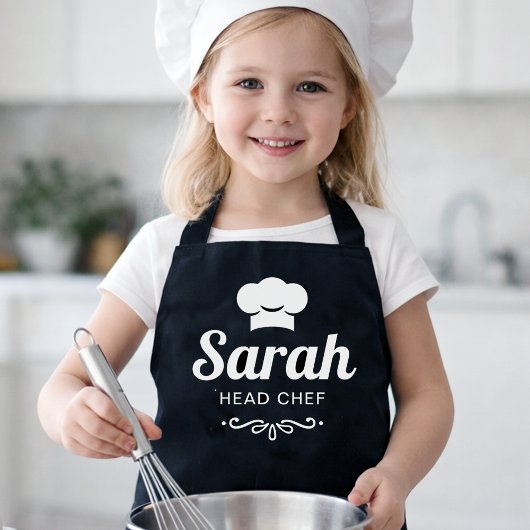 Matching Head Chef Sous Chef Family Custom Names エプロン