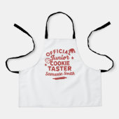 Matching Holiday Apron Set — Mom & Boy エプロン (正面)