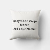 Matching Honeymoon Love You More Couple Style  クッション (裏面)