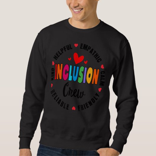 Matching Inclusion Crew特別教育先生 スウェットシャツ (正面)