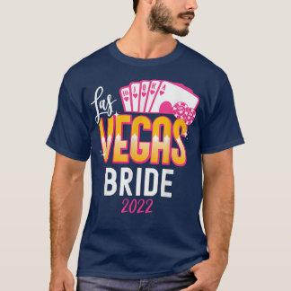 Matching Las Vegas 2022の結婚新郎新婦Ve Tシャツ