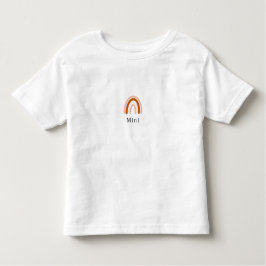 Matching Mini With Rainbow Toddler Shirt トドラーTシャツ