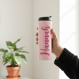 Matching Pink Bridal Party Tumbler for Bridesmaids タンブラー