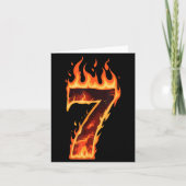 Matching Six Seven Flaming Ice Funny Meme 67 Coupl カード (正面)