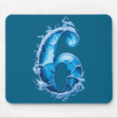 Matching Six Seven Flaming Ice Funny Meme 67 Coupl マウスパッド (正面)