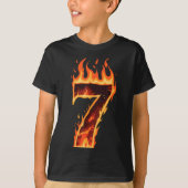 Matching Six Seven Flaming Ice Funny Meme 67 Coupl Tシャツ (正面)