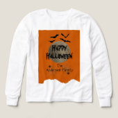Matching Spooky Bats Modern Happy Halloween Kids (デザイン正面)