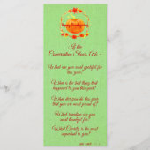 Matching Thanksgiving Pumpkin Conversation Starter メニュー (正面)