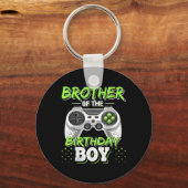 Matching Video Game Birthday Brother Of The Birthd キーホルダー (正面)