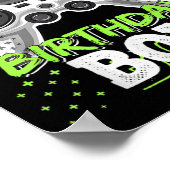 Matching Video Game Birthday Brother Of The Birthd ポスター (角)