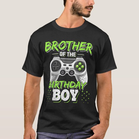Matching Video Game Birthday Brother Of The Birthd Tシャツ (正面)