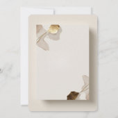 Matching Wedding Invitation RSVP and Thank You Car ノートカード (裏面)