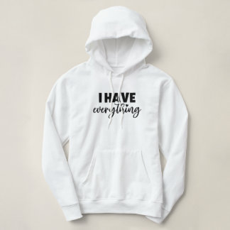 Matchy Apparel "I Have Everything" New Mommy Gift パーカ