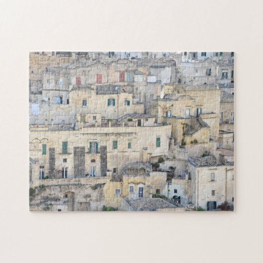 Matera,イタリアの建築 – 旅行写真 ジグソーパズル (横)
