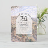 Matera Italian Themed Bridal Shower 招待状 (スタンド正面)