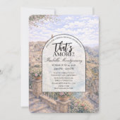 Matera Italian Themed Bridal Shower 招待状 (正面)