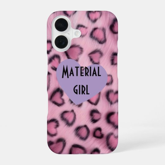 Material girl iPhone 16 phone cases 16ケース (裏面)