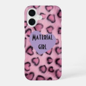Material girl iPhone 16 phone cases iPhone 16ケース (裏面)