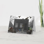 「Material World」お祝いカード カード (正面)