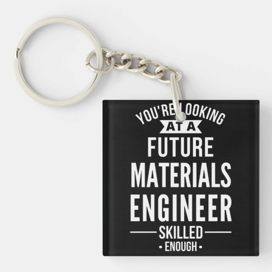 materials engineer gift キーホルダー (正面)