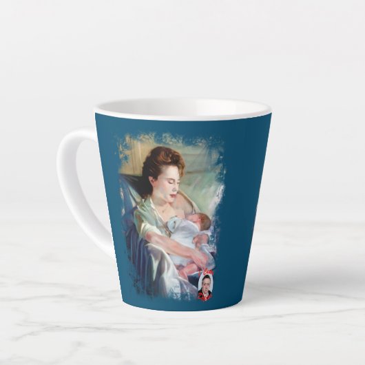 Maternidad カフェラテマグ (左アングル)