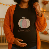 Maternity Baby Bump Pumpkin Pregnancy Halloween Tシャツ