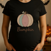 Maternity Baby Bump Pumpkin Pregnancy Halloween Tシャツ