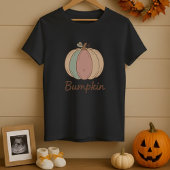 Maternity Baby Bump Pumpkin Pregnancy Halloween Tシャツ