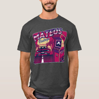 Mateus Personalized Vintage Gamer 80s 90s Tシャツ